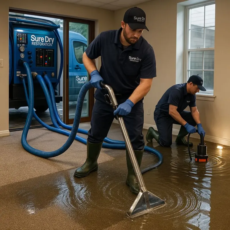 Water Extraction and Removal process in Topton, PA
